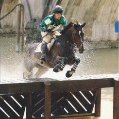 Marie Ryan riding Penny Royal III at Burghley